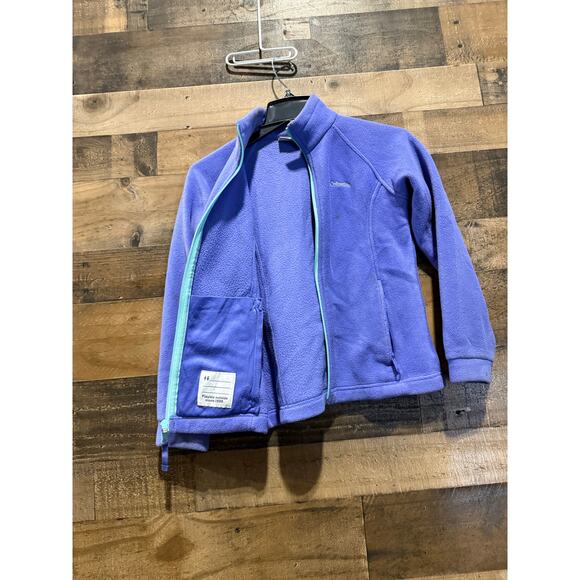 Columbia - Purple - Fleece Zip Up Jacket- Kids Size Medium - Picture 4 of 8
